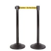 US Weight Heavy Duty Premium Steel Stanchion with 7.5-Foot Retractable Belt (More Colors Available)