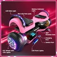 thumbnail image 6 of TST Bluetooth Hoverboard, 6.5" 300W Powerful Motor Hover Board with LED Lights, 6-10MPH Max Speed Self Balancing Electric Scooter, 6 of 7