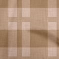 thumbnail image 1 of oneOone Velvet Light Brown Fabric Check Dress Material Fabric Print Fabric By The Yard 58 Inch Wide, 1 of 7