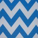 Greylin Outdoor Square Fabric Chevron Water Resistant Throw Pillow, Blue, White - image 5 of 15