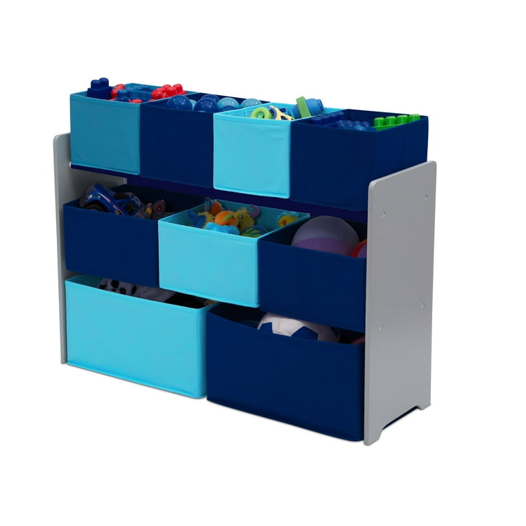 Delta Children Deluxe Multi-Bin Toy Organizer with Storage Bins