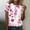 Red, variant on Plus Size Tops for Women,Summer Tops,Women's Fashion Printed T-shirt Short Sleeves Blouse Round Neck Casual Tops