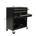 thumbnail image 6 of 4 Drawers Multifunctional Tool Cart with Wheel Steel Tool Chest Storage Cabinet, 6 of 7