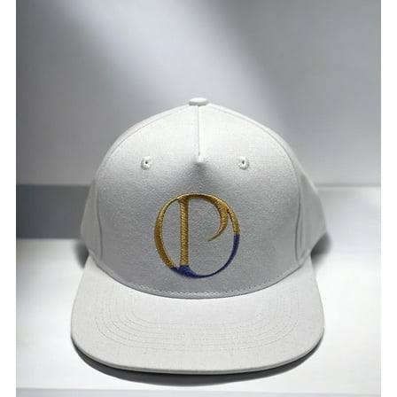 Purely Opulent Snapback "Thin Logo" - White