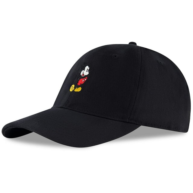 Gorra de béisbol Disney Mickey Mouse para hombre negra