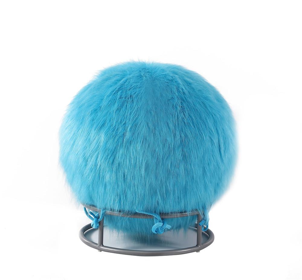 fuzzy exercise ball chair