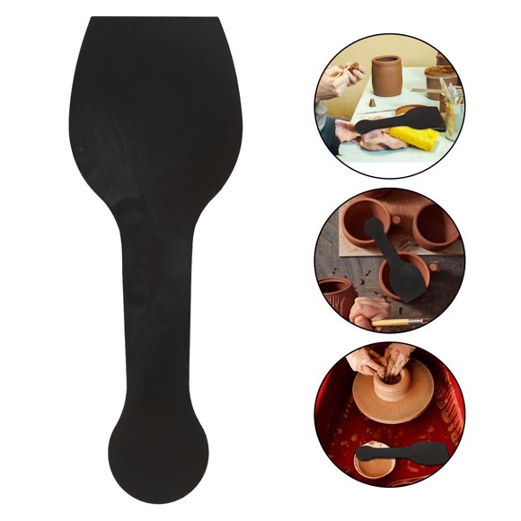 EXHUMKY Para Cerámica De Plástico Negro Ideal Para Trabajos Creativos De Arcilla En Casa