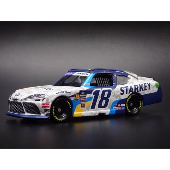Open Box 2025 25 TOYOTA SUPRA 18 WILLIAM SAWALICH STARKEY NASCAR 1:64 SCALE MODEL CAR