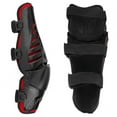 thumbnail image 3 of Motorcycle Racing Motocross Knee Pads Guards Protector Shock Resistance PE Plastic Shell EVA Foam Black Red 1 Pair Outdoor Sports, 3 of 7