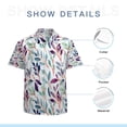 thumbnail image 7 of High Quality Hawaiian Shirts for Men Short Sleeve Aloha Beach Shirt Floral Summer Casual Button Down Shirts Blouses 8T39WV, 7 of 7