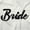 White, variant on Bride Flowers Bridal Shower Engaged Women's Graphic T Shirt Tees Brisco Brands S