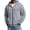 Gray -AD06, variant on Nestiefly Cargo Hoodies For Men Zip Up Hooded Sweatshirt Athletic Jackets Lightweight Long Sleeve Jacket With Pockets Camel 2XL