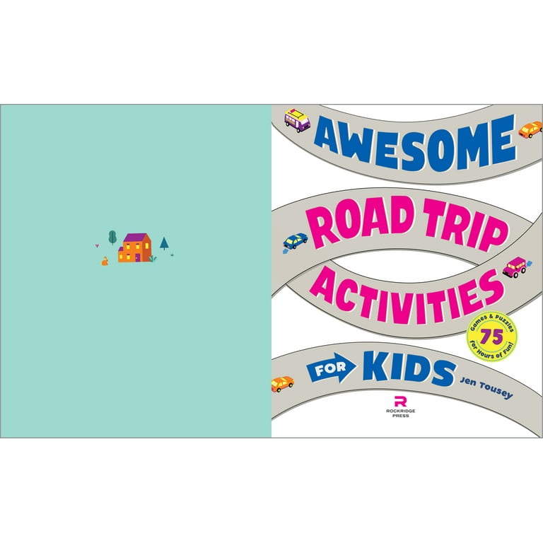 Travel Games Activity Book for Kids Ages 8-12: For Car Trips and Air Travel  - road trip activities for kids - car activities for kids - road trip