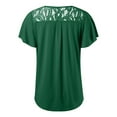 thumbnail image 7 of Summer Tops for Women Long Sleeve Tee Womens Shirt Size Small Womens Tops Running Clothes Women Shirt Workout Space Apparel Short T Long Sleeves Shirts Tee Graphic Sleeve The Green XL, 7 of 7