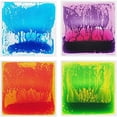 thumbnail image 1 of Azulejos decorativos de piso sensorial líquido Art3d 19,7 "" x 19,7 "" cuadrados coloridos 4 azulejos, 1 of 1