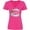 Hot Pink, variant on Inktastic Easter He Has Risen with Cross and Flowers Women's V-Neck T-Shirt