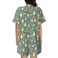 thumbnail image 3 of Bixox Women's Mushrooms Gnome Printed Pajama Set 2 Piece Lounge Set Top and Shorts Soft Pajamas, Shorts with Pockets, 3 of 7