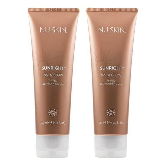 Gel autobronceador Nu Skin Sunright Insta Glow 125 ml, paquete de 2