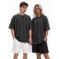 thumbnail image 4 of Sundazz Oversized T Shirts for Women Cotton Vintage Acid Wash Tees Baggy Shirts Trendy Casual Tops, 4 of 8
