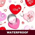 thumbnail image 5 of Valentines Day Shower Curtain Pink Red Heart Shower Curtains Waterproof Fabric Bath Curtains with 12 Hooks for Valentine''s Day Home Bathroom Decor, 72 x 72 Inches, 5 of 7