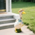 thumbnail image 3 of 2026 Beach Theme Porch Goose Pet Decoration Set, Summer Seaside Outfit for Garden Statue, for Creating a Coastal Vibe and Adding Fun to Your Patio and Yard (Only Clothes), 3 of 7