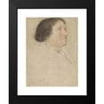 thumbnail image 2 of Hans Holbein The Younger 11x14 Black Modern Framed Museum Art Print Titled - Portrait of the Jacob Meyer Zum Hasen (1525-26), 2 of 5