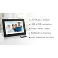 thumbnail image 5 of Aluratek ADMPF214FB - 14” Digital Photo Frame with 4GB Built-in Memory, 5 of 6
