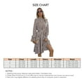 thumbnail image 5 of Vestido A Rayas Para Mujer, Rayas Verticales, Dobladillo Volante, Manga Larga, Vestido Tipo Túnica Para Mujer, Fibra De Poliéster Para Negocios ANGGREK Otros, 5 of 5