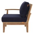 thumbnail image 2 of Modway Canapé d'Extérieur en Teck pour Patio, Orienté à Gauche, 2 of 9