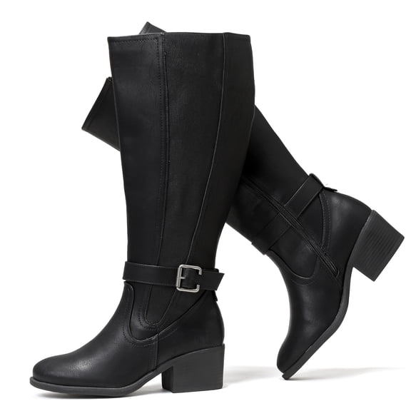 Love Steetly Women's Extra Wide Calf Knee High Boots.