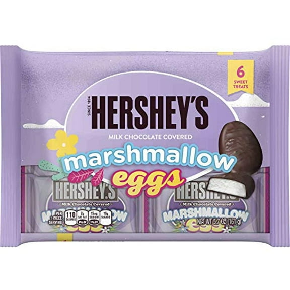 Hersheys Marshmallow Egg, 6-Count, 5.7-Ounce Package