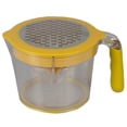 thumbnail image 4 of Home Basics 4 Sided Cheese Grater 4-in-1 Manual Plastic Juicer with Built-in Measuring Cup and Egg Separator, Yellow, 4 of 6