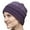 Purple, variant on Gravity Threads Warm Cable Knit Thick Slouch Beanie - Navy