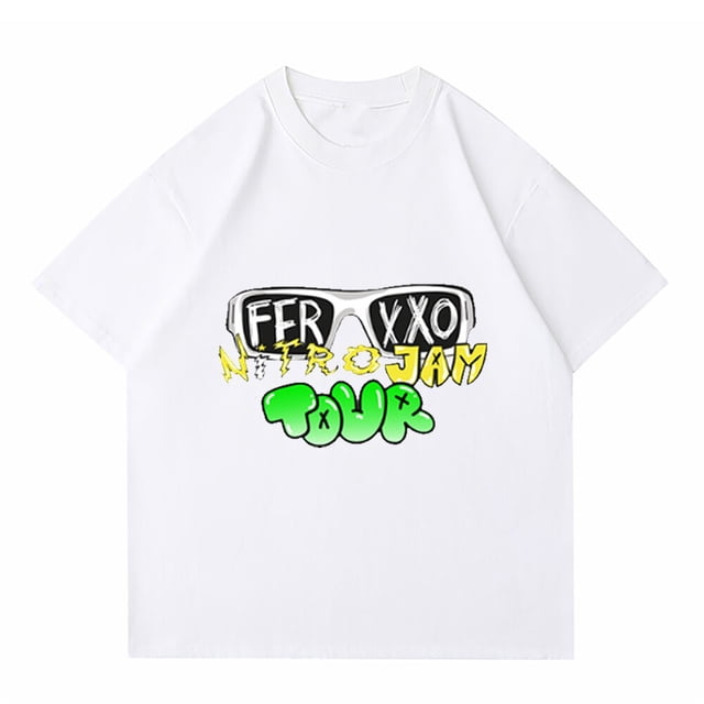 Ferxxo-Camiseta con estampado de rapero Feid Merch para hombre, camisa informal de manga corta, camisetas de gran tamaño de Hip Hop, ropa de calle de verano