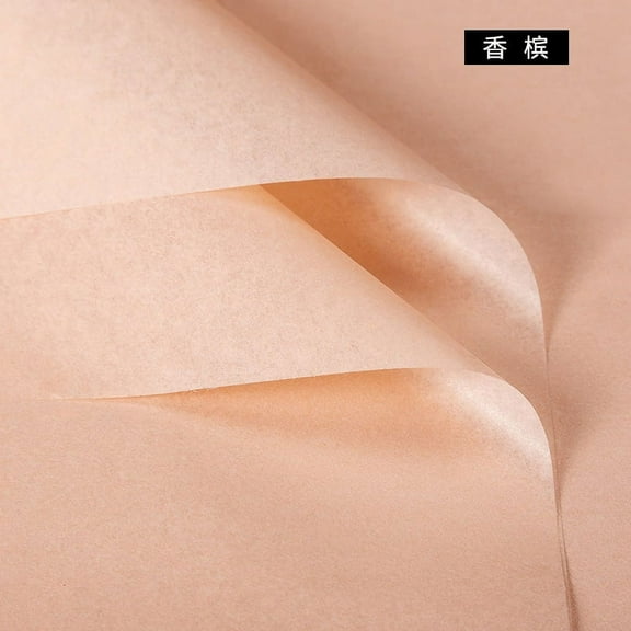 Xiao Hua  Cotton Wrapping Flower Paper Non-Woven Floral Wrapping Paper 36 Sheets Florist Supplies Waterproof Flower Bouquet Wrapping Paper Floral Supplies for Fresh Flowers, 20x27.5 Inch (Champagne)