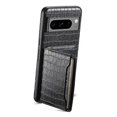 thumbnail image 2 of Compatible For Google Pixel 8 Pro Kickstand Case Card Holder Phone Cover Crocodile Texture, 2 of 5