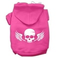 thumbnail image 5 of Pet Dog  Cat Hoodie Screen Printed, "Skull Wings", 5 of 10