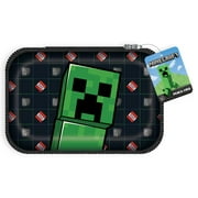 Minecraft Multicolor Zipper Pencil Case, 8.75-inches Wide by 5.25-inches Long, Hard Case Style