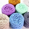 thumbnail image 3 of Namzi Cotton Crochet Yarn, Thin Yarn for Crocheting, Soft Durable Polyester Yarn for Hand Knitting & DIY Craft Projects, Yarn, 2 Roll.Coffee+Green, 3 of 4