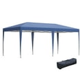 thumbnail image 3 of Outsunny 10' x 20' Pop Up Canopy Tent, Outdoor Gazebo w/ Carry Bag, Blue, 3 of 10