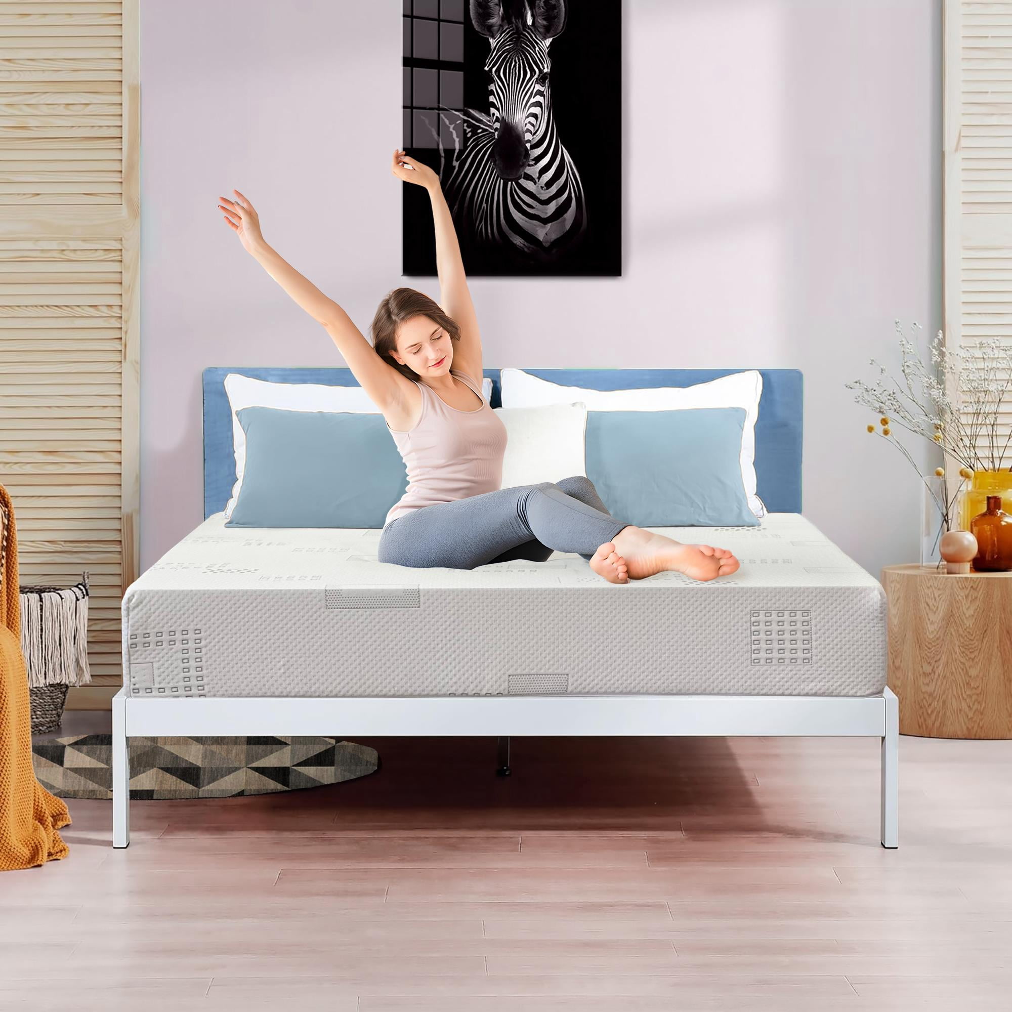 ViscoLogic 7" Full Size Mattress Premium Cool Foam All Ages Mattress CertiPUR-US®, Mattress in a Box