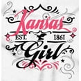 thumbnail image 2 of Kansas KS Fancy Feminine Filagree Women's Graphic T Shirt Tees Brisco Brands S, 2 of 5