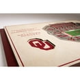 thumbnail image 4 of Oklahoma Sooners 17'' x 13'' 5-Layer StadiumViews 3D Wall Art, 4 of 5