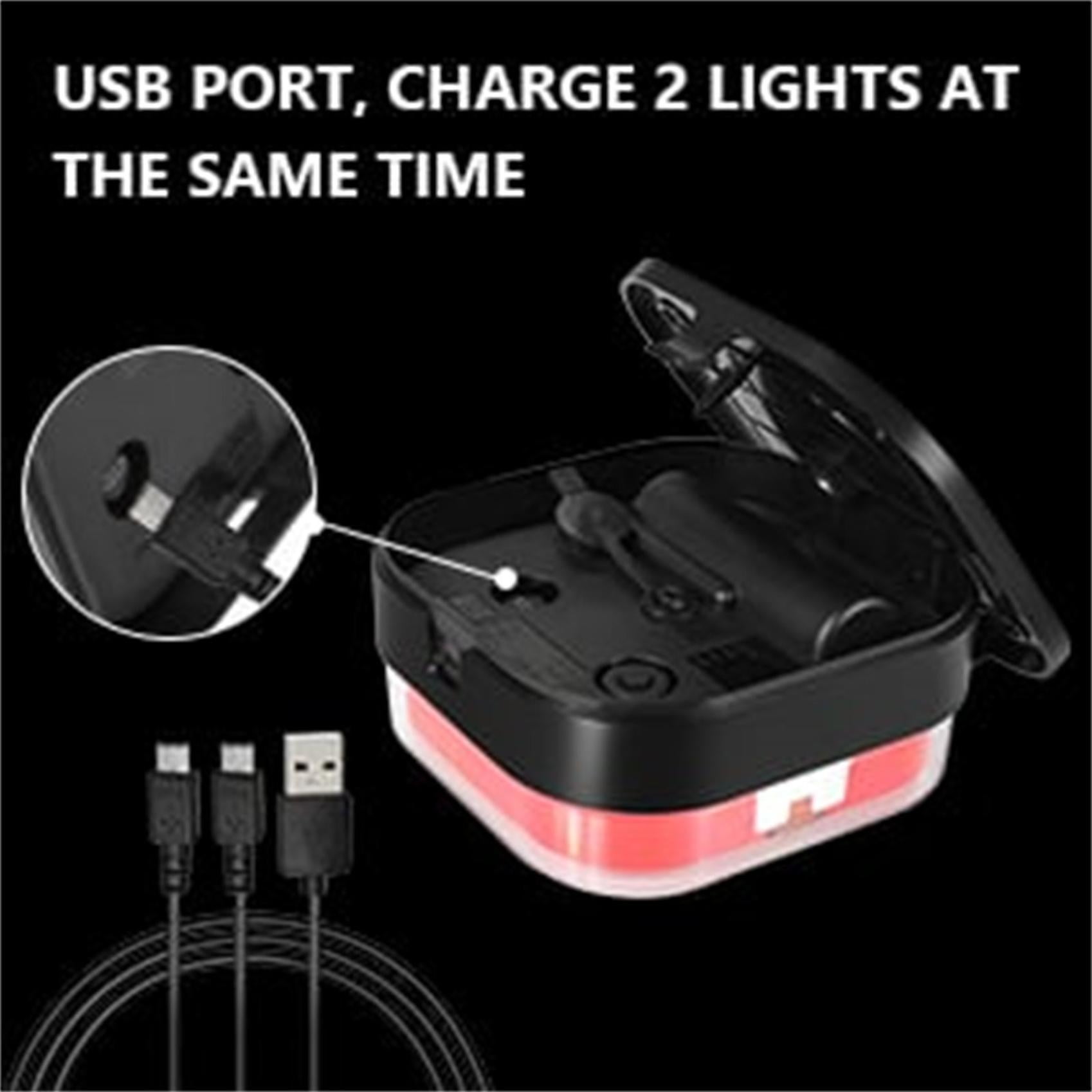 Wireless Trailer Lights Magnetic Towing, Magnetic LED Rechargeable and Portable Tow Lights Kit for Trucks, RVs, Campers, Boats, Caravans, and Wreckers