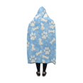 thumbnail image 3 of HATIART Hooded Blanket Puppy Bone With Hearts Throws Mens Wearable Blanket 40x50 Inches, 3 of 3