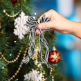 thumbnail image 5 of Velvet Bow Floral Hanging for Weddings and Festive Party Decorations 2PCS, 5 of 5