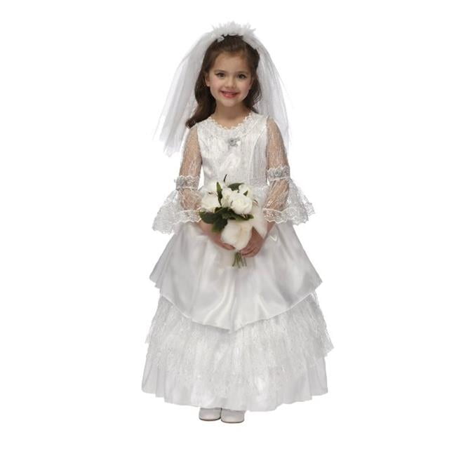Just Pretend Kids JPEGRELGBRD04 Elegant Bride Dress Hoop and Veil