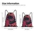 thumbnail image 2 of Bingfone Romantic Heart Guitar Drawstrings Backpacks Bags for Men Women Gym Drawstrings Bag-Small, 2 of 6