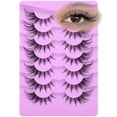 thumbnail image 1 of Pestañas postizas ALICE Manga Pestañas Fox Eye, paquete de 7 pares, 1 of 8