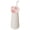 Transparent Pink, variant on Insulated Water Bottle with Cat Head Shape Straw Lid, Cute Cat Water Bottles, Personalized VacuumStainless Steel Tumbler Travel Mug for Hot & Cold Beverages